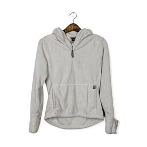 The North Face White Osito Fuzzy Quarter Zip Pullover Size S